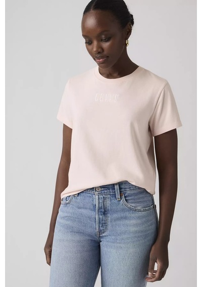 Levi's Kadın Bisiklet Yaka Pembe T-shirt - 005gv-0018 Pembe