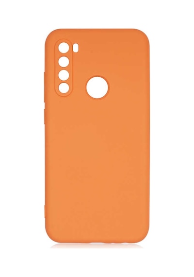 Kilifone - Xiaomi Uyumlu Redmi Note 8 - Kılıf İçi Kadife Koruyucu Mara Lansman Kapak - Turuncu