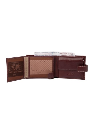 Tergan Taba Unisex Deri Cüzdanı 01638A99