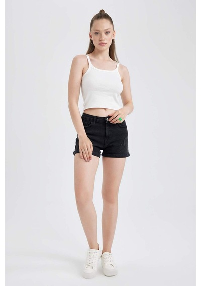 Defacto Coool Fitted Fitilli Kaşkorse Gri Askılı Atlet B1659AX23HSWT32