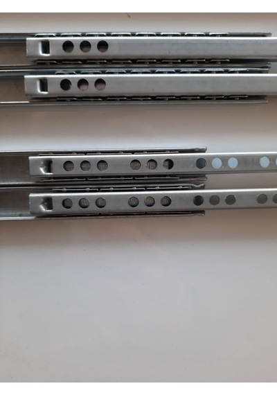 17mm X 438mm Bilyeli Ray 2 Takım 4 Adet Metalik