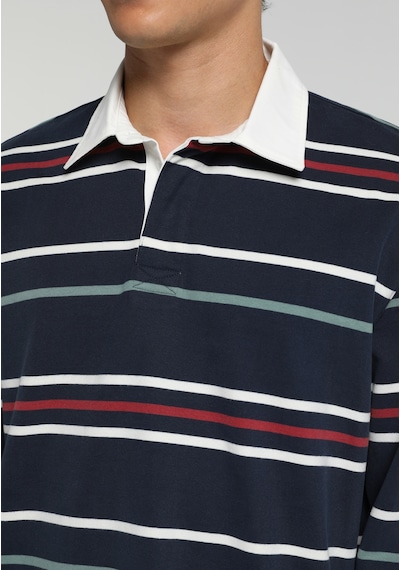 Colin's Colins Relaxed Fit Polo Yaka Çizgili Erkek Lacivert Uzun Kol Tişört Cl1081809 Q1.v1 Nav Colin's Colins Relaxed Fit Polo Yaka Çizgili Erkek Lacivert Uzun Kol Tişört Cl1081809 Q1.v1 Nav