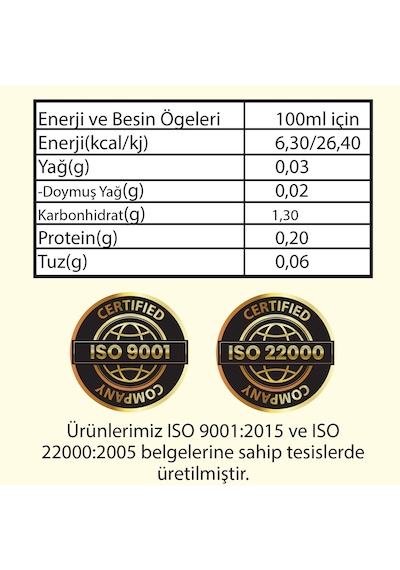 Hanzade Bitkisel Karpuz Sirkesi 3 x 500 ML