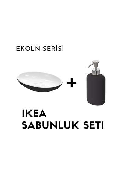 Sabunluk Seti Ekoln Sabunluk , Koyu Gri, 13x9 Cm Ve Ekoln Sıvı Sabunluk , Koyu Gri, 300 Ml Koyu Gri - 939031153 Koyu Gri Sabunluk Seti Ekoln Sabunluk , Koyu Gri, 13x9 Cm Ve Ekoln Sıvı Sabunluk , Koyu Gri, 300 Ml Koyu Gri - 939031153 Koyu Gri