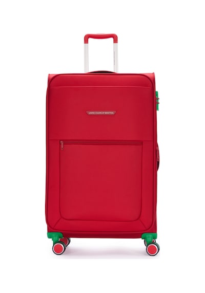 United Colors Of Benetton Ultra Light 3'lü Valiz Seti Büyük - Orta Ve Kabin Boy Kırmızı Bnt2800