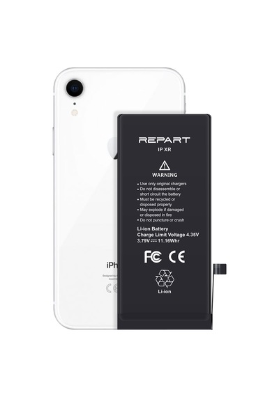 İphone Xr Uyumlu Güçlendirilmiş Yüksek Kapasite Batarya - 3550 Mah
