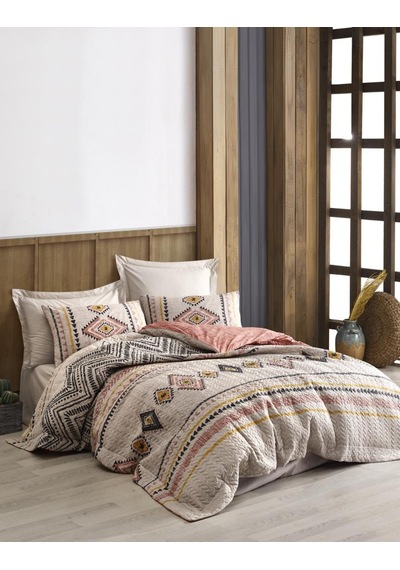 Cotton Box Ethnic Çift Kişilik Complete Set Felix Kiremit