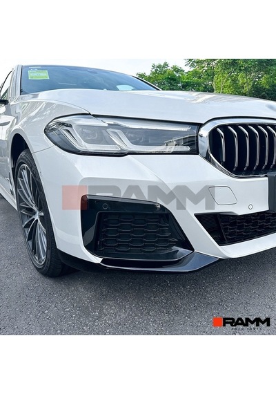 Bmw G30 M Sport Lcı Mp Ön Tampon Flap Takımı Parlak Siyah
