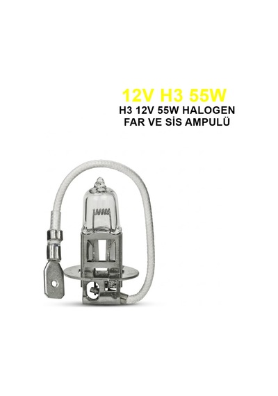 Trifa H3 Halojen Far Ampülü 12v 55watt Sarı