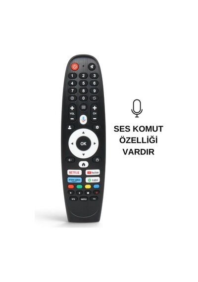 Next Tabii Tuşlu Android Smart Led Tv Kumanda - Ses Komutlu