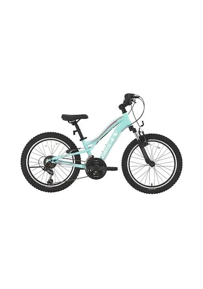 Bisan Gazelle Kız Çocuk Bisikleti 28cm V 20 Jant 18 Vites Turkuaz Koyu Pembe Çok Renkli