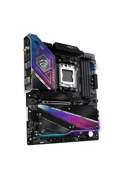 Asrock X870 Pg Nova Wıfı 8400mhz Oc Ddr5 Soket Am5 M.2 Usb 3.2 Hdmı Atx Anakart X870 Nova Wıfı