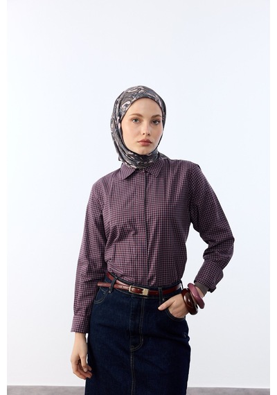 Mirsoy Scarf Lavin Desen Eşarp Hardal
