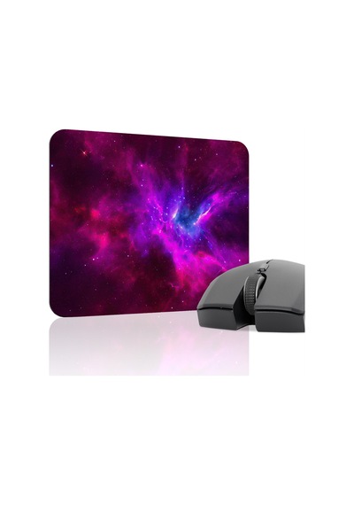 Galaksi Kaymaz Dikişli Kauçuk Oyuncu Mousepad V5 - 22x18 Gaming Mouse Pad Fare Altlığı