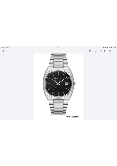 Ferrucci Erkek Kol Saati Fc 03662m.01 F739 Metalik