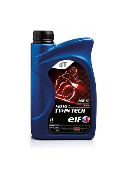 Elf Moto 4 Twin Tech 20w-60 4t Motor Yağı 1 Litre