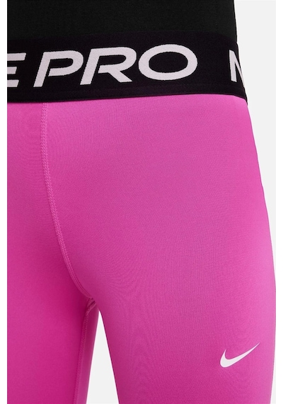 Nike Pro Dri Fit 3/4 Lenght Leggings Pink Kız Çocuk Capri Tayt Pembe