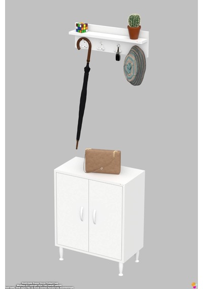 Aura Portmanto Vestiyer Ayakkabılık 1 Raf 2 Bölme 3 Kancalı Askılı Dar Alan Çok Amaçlı Dolap 65 Cm Aura Portmanto Vestiyer Ayakkabılık 1 Raf 2 Bölme 3 Kancalı Askılı Dar Alan Çok Amaçlı Dolap 65 Cm