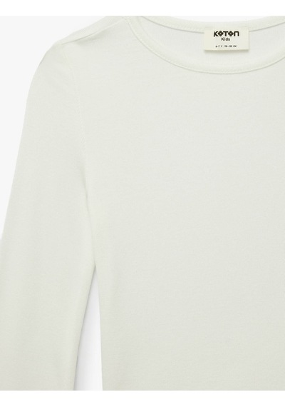 Koton 26yy59003194 Kız Çocuk Sweatshirt 6skg10371ak Ekru