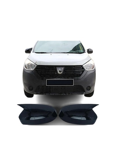 Dacia Dokker Yarasa Ayna Kapağı Batman Parlak Siyah Piano Black