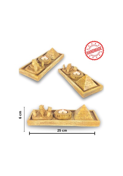 Antik Mısır Sphinx Piramit Çubuk Tütsülük Ve Tealight