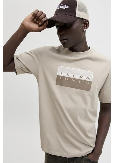 Jack & Jones Jcofusion Erkek Tişört Bej