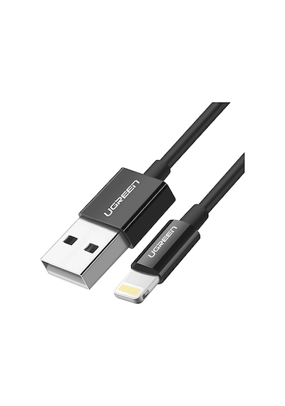 Ugreen Lightning To Usb-a Mfi Sertifikalı Hızlı Şarj Kablosu 1 M Siyah