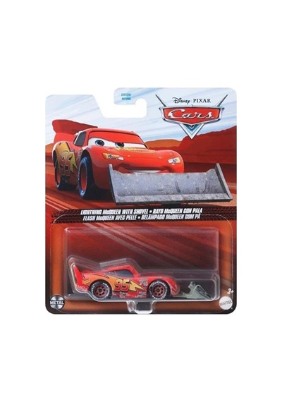 Cars Tekli Karakter Araçlar Lightning Mcqueen With Shovel Fnv21 Açık Bej