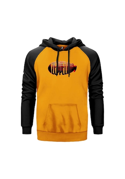Led Zeppelin Zeplin Sarı Renk Reglan Kol Sweatshirt Sarı