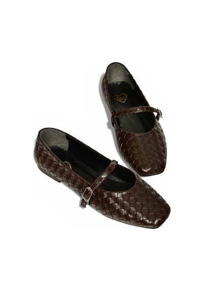 Fox Shoes Y726368209 Kahverengi Düz Kadın Babet Kahverengi