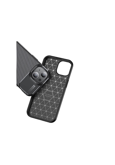 Zeyline Apple Uyumlu iPhone 15 Zore Negro Silikon Kapak-siyah