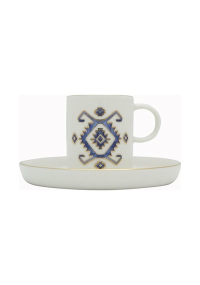 Porland Arabesque Desen5 Tabaklı Kahve Fincanı 80cc