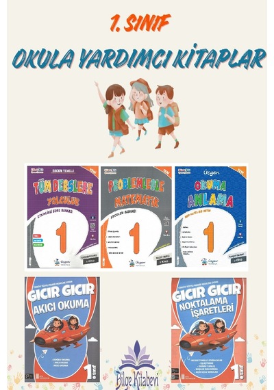 1. Sınıf 2.dönem Turuncu Üçlük Set + Gıcır Gıcır Akıcı Okuma + Noktalama İşaretleri