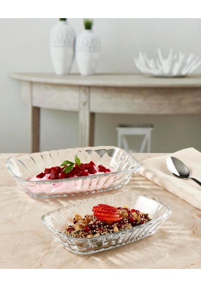 Paşabahçe Mezze Servıs Tabağı 157 Mm 2'li Hediyelik Kutu Çok Renkli
