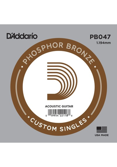Daddario Pb047 Akustik Gitar Tek Tel Phosphor Bronze