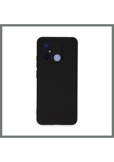Mmb-trade Redmi 12c Kılıf Nano İçi Kadife Silikon - Siyah Mmbz