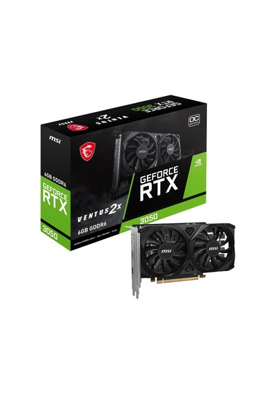 Geforce Rtx 3050 6g 6gb Gddr6 96bıt 1537mhz Oc Dvı Hdmı Dp Ekran Kartı