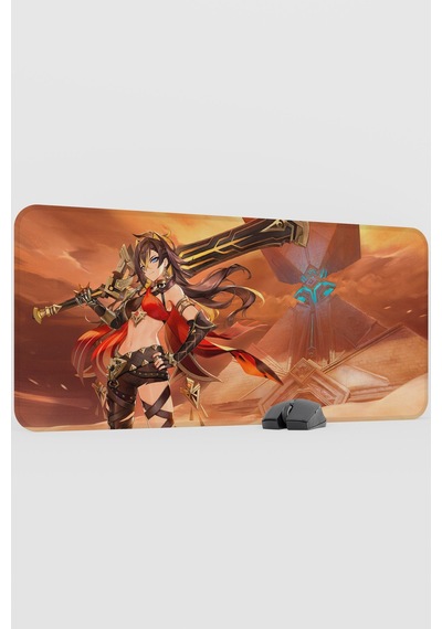 Dehya Genshin Impact Anime Gacha V2 - 90x40 Xxl Gaming Mouse Pad Fare Altlığı