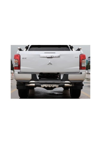 2007-2022 Mitsubishi L200 Arka Tampon Koruma Demiri Krom