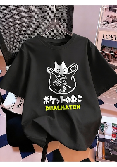 Noıssey Urban Pop Graphic Kadın Tişört Koleksiyonukod 5083 Siyah