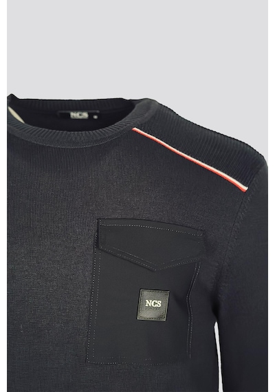 Ncs Jeans Erkek Triko Bisiklet Yaka Cep Detaylı Lacivert 3753 Lacivert