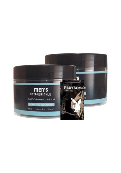 Sh Men's 2adet 100 Ml Snmp20300 Antiwrinkle Erkek Yüz Cilt Kremi Smoothing Cream + Yanında Jel Najmaddin
