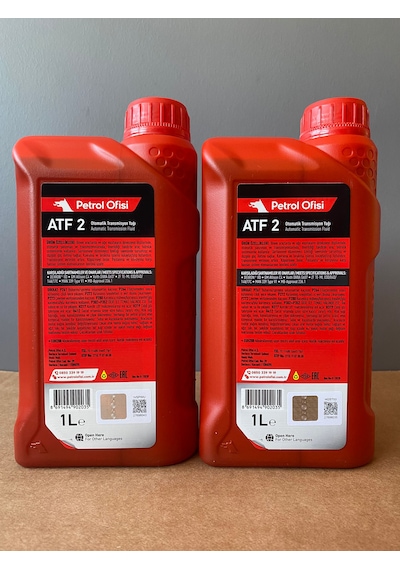 Petrol Ofisi ATF 2 Kırmızı Renk 1 Litre Direksiyon Yağı (19/02/2026 Üretim)