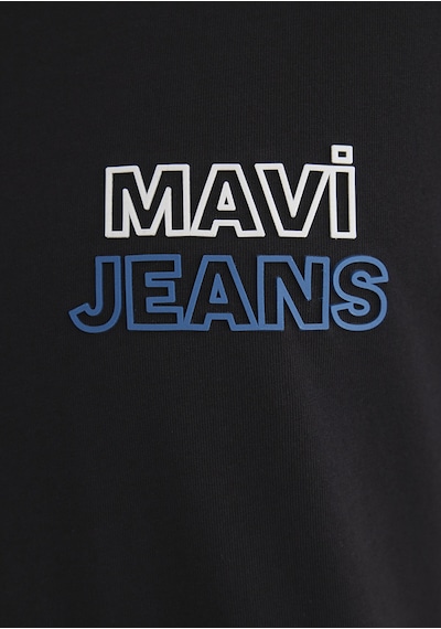 Mavi - Mavi Baskılı Siyah Tişört 066841-900 Siyah