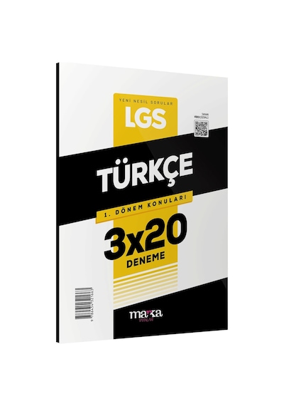 LGS Türkçe 3 Deneme - 1.Dönem- Marka Yayınları