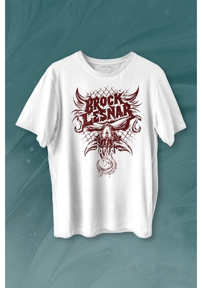 Brock Lesnar Logo Wwe Ufc Amerikan Güreşi Spor Baskılı Tişört Unisex T-shirt 001