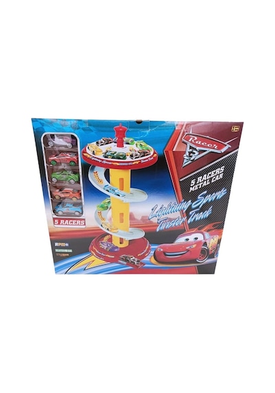 Toysan Spr-47 Dönen Otopark Set 5 Metal Araba
