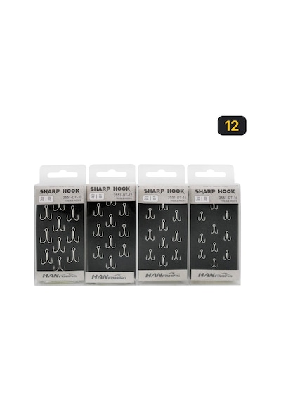 Hanfish Sharp Hook Üçlü İğne 12