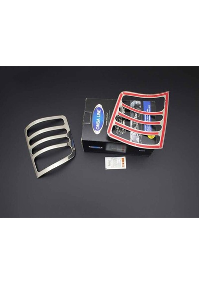 Vw T5 Transporter Krom Stop Çerçevesi 2 Parça Çift Kapılı 2003-