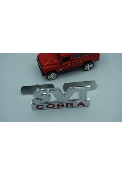 Ford Mustang Shelby Svt Cobra Vidalı Krom Metal 3D Logo Amblem (547069409)